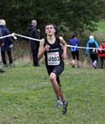 Tynedale Harriers 1st leg runner in the under-15s at the National Cross Country Relays, Berry Hill Park, Mansfield. Photo: David T. Hewitson/Sports for All Pics